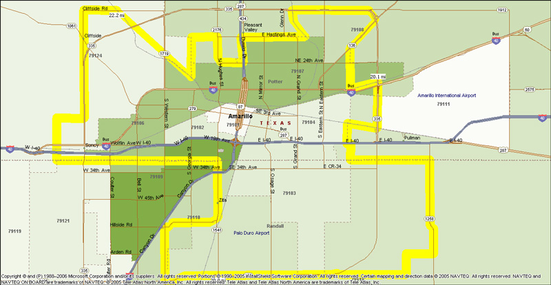 Amarillo Underserved Area